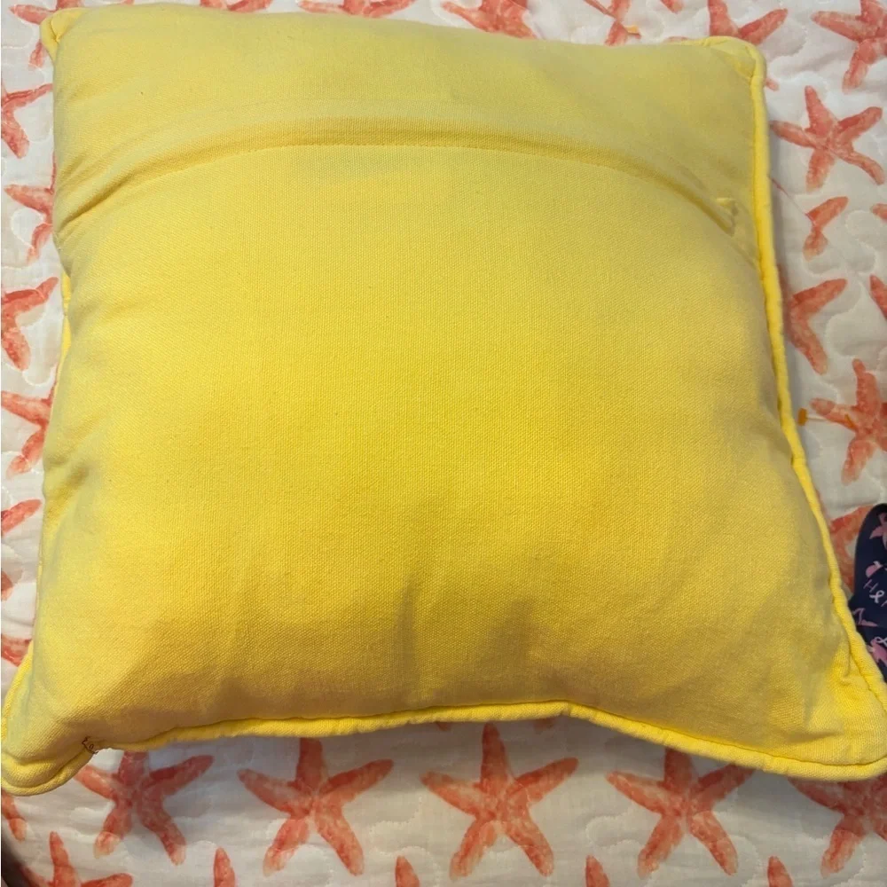 The Company Store Sunny Yellow Pillow